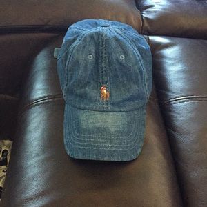 Blue Jean Ralph Lauren Polo Hat